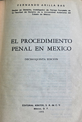 El procedimiento Penal en México