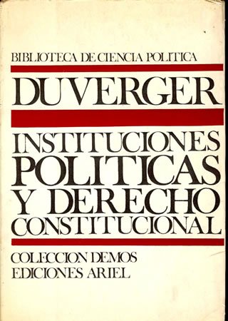 Instituciones poíticas y derecho constitucional